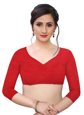 Multicolor woven blended cotton saree with blouse 4