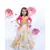 White Sequence Lehenga with Hot Pink choli and Dupatta