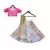 White Sequence Lehenga with Hot Pink choli and Dupatta