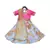 White Sequence Lehenga with Hot Pink choli and Dupatta
