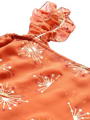 Rose printed georgette tunics 5