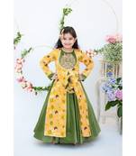 Black Ajkan With Initial And Pant