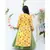 Yellow Brocade and Velvet Anarkali