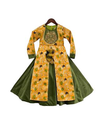 Black Ajkan With Initial And Pant 3