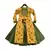 Yellow Brocade and Velvet Anarkali
