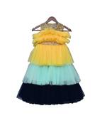 Multicolor Solid Silk Gown