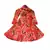 Red floral Gown