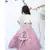 Purple Chanderi Lehenga with Yellow Choli and Pink Dupatta