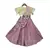 Purple Chanderi Lehenga with Yellow Choli and Pink Dupatta