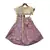 Purple Chanderi Lehenga with Yellow Choli and Pink Dupatta