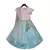 Blue Lehenga with Pink Choli and Mirror Boti Dupatta