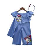 Blue Demin Jumpsuit for Girls