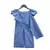 Blue Denim Texture Jumpsuit