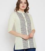 Lemon printed cotton tunics