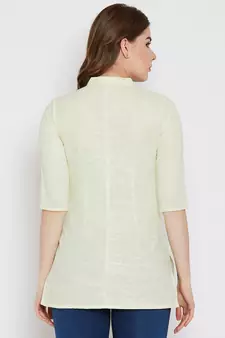 Lemon printed cotton tunics