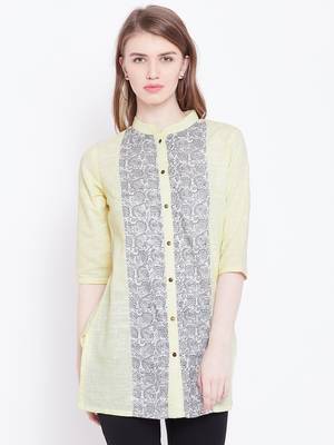 Lemon printed cotton tunics 1