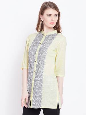 Lemon printed cotton tunics 3