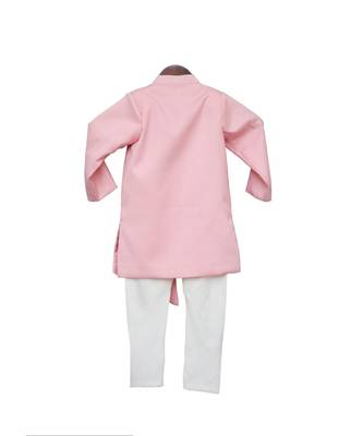 Pink Plain Cotton Co Ord Set 3