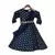 Dark Blue Silk Boti Anarkali