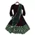 Maroon Velvet Anarkali with Green Border