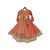 Printed Velvet Lehenga Choli with Golden Dupatta