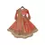 Printed Velvet Lehenga Choli with Golden Dupatta