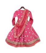 Hot Pink Mirror Boti Anarkali