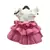 Doll Emblem Crop top with Pink Skirt