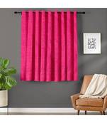 A Magenta Polyester Window and Shower etc Curtain