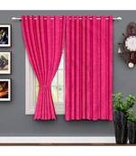 A Magenta Polyester Window and Shower etc Curtain