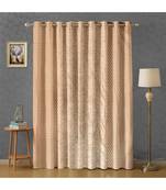 A Cream Printed  Polyester Window,Door etc Curtain