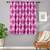 A Violet Printed Polyester Window,Shower etc Curtain