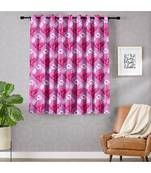 A Violet Printed Polyester Window,Shower etc Curtain