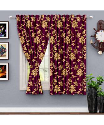 A wine Printed  Polyester Window,Shower etc Curtain 1