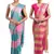 Multicolor woven blended cotton saree with blouse