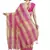 Multicolor woven blended cotton saree with blouse