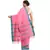 Multicolor woven blended cotton saree with blouse