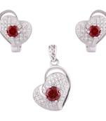 In Love Silver Pendant Set-PDS016