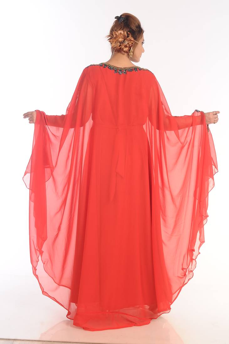 Modern Islamic Arabic Kaftan Dress For Weddin Gown Party Wear Dress