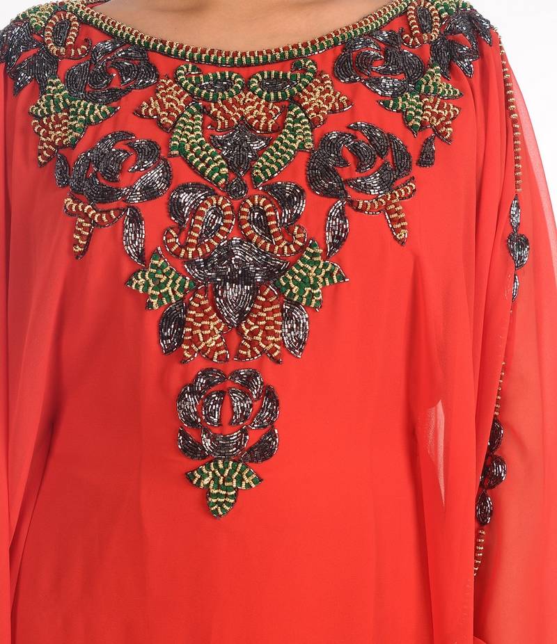 Modern Islamic Arabic Kaftan Dress For Weddin Gown Party Wear Dress