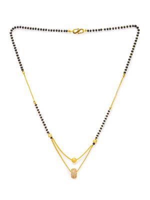 american diamonds Yellow Gold Necklaces 3