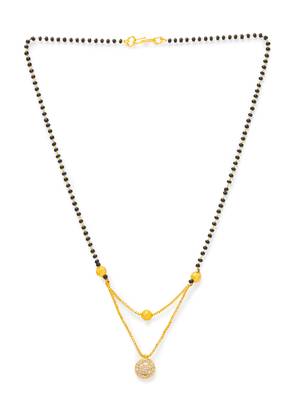american diamonds Yellow Gold Necklaces 3
