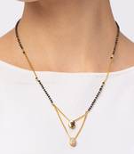 american diamonds Yellow Gold Necklaces