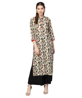 Multicolor Cotton Printed  Kurta 1
