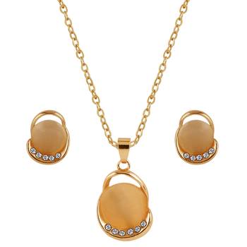 Exclusive Delicate Party Wear Pendant Set For Women Girl 4
