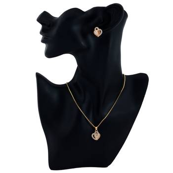 Stylish Delicate Party Wear Pendant Set For Women Girl 3