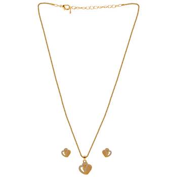 Stylish Delicate Party Wear Pendant Set For Women Girl 5
