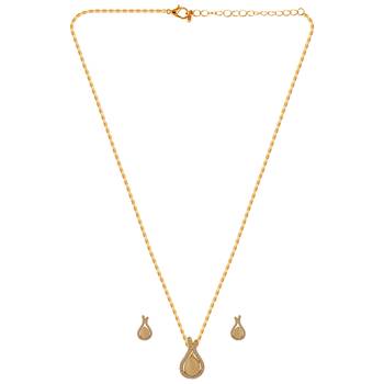 Stylish Delicate Fancy Designer Look   Pendant Set For Women Girl 5
