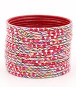Red bangles-and-bracelets