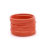 Orange bangles-and-bracelets